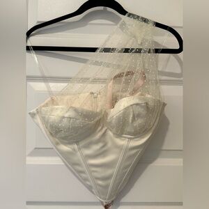 House of CB Ivory Corset Bustier